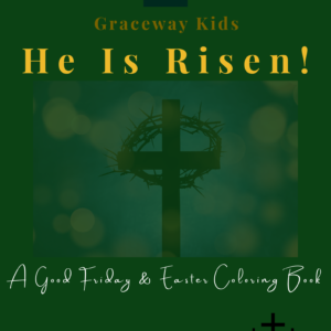 he is risen – easter coloring book (digital download)