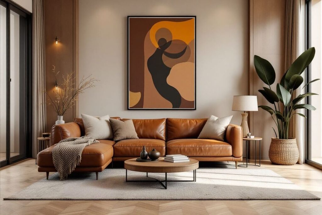 Luxury African-modern interior